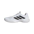 Chaussures padel Adidas GameCourt 3 blanc noir — vue de profil 2