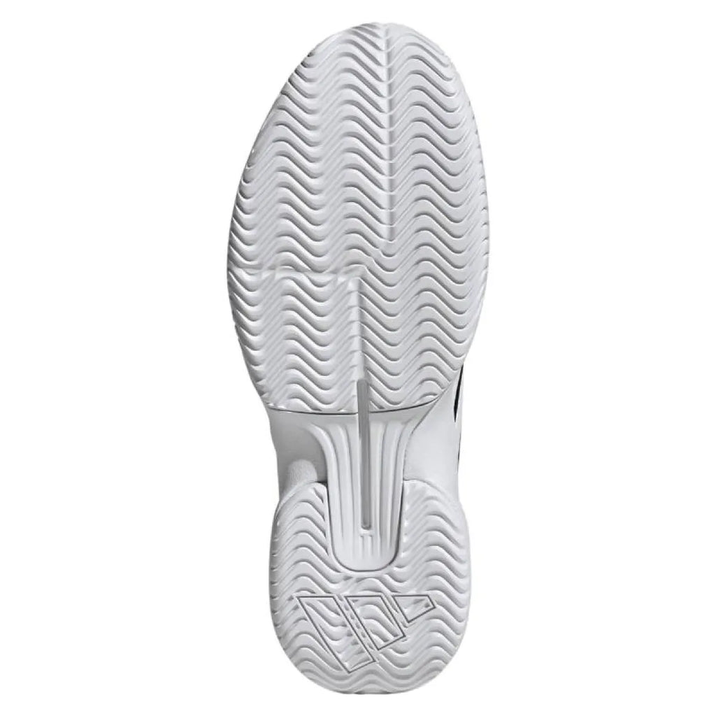 Chaussures padel Adidas GameCourt 3 noir blanc — vue de profil