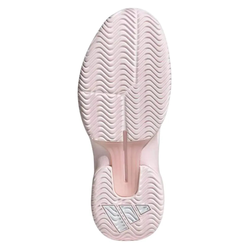 Chaussures padel femme Adidas GameCourt 3 rose — vue de profil