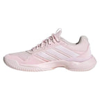 Chaussures padel femme Adidas GameCourt 3 rose — vue de profil 2