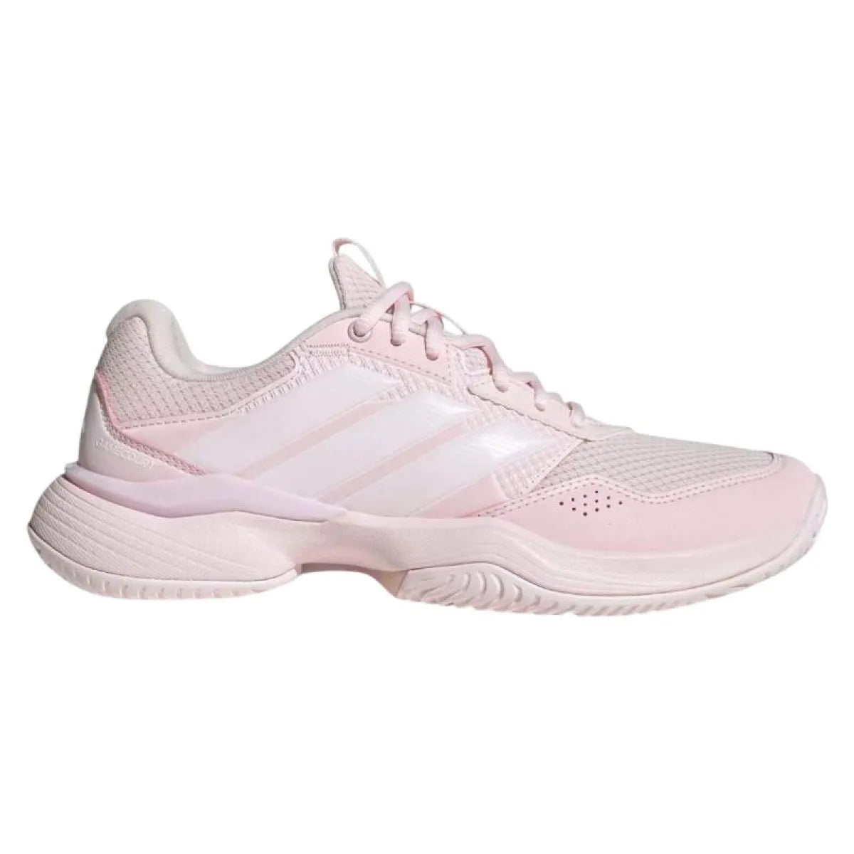 Chaussures padel femme Adidas GameCourt 3 rose — vue de face