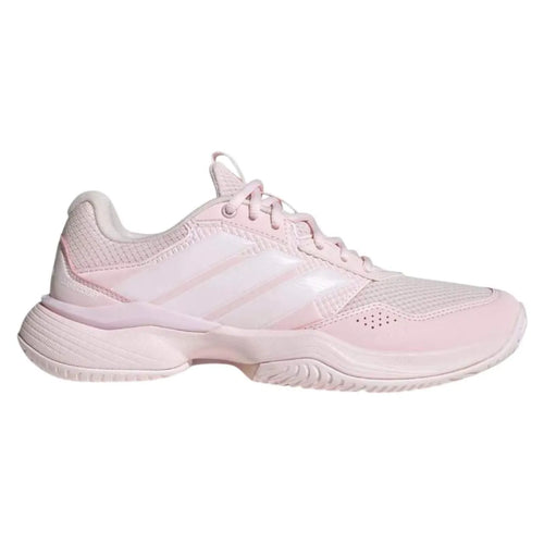 Chaussures padel femme Adidas GameCourt 3 rose — vue de face