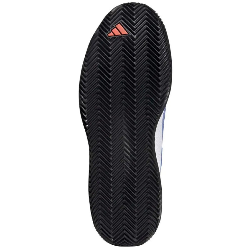 Chaussures padel Adidas SoleMatch Control bleu noir — vue de profil