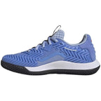 Chaussures padel Adidas SoleMatch Control bleu noir — vue de profil 2