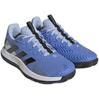 Chaussures padel Adidas SoleMatch Control bleu noir — vue détail 1