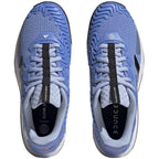 Chaussures padel Adidas SoleMatch Control bleu noir — vue en perspective