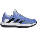 Chaussures padel Adidas SoleMatch Control bleu noir — vue de face