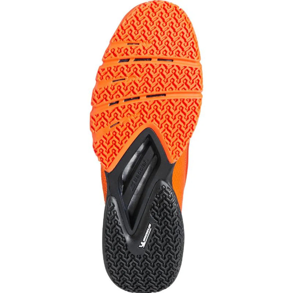Chaussures padel Babolat Jet Premura 2 orange — vue de profil