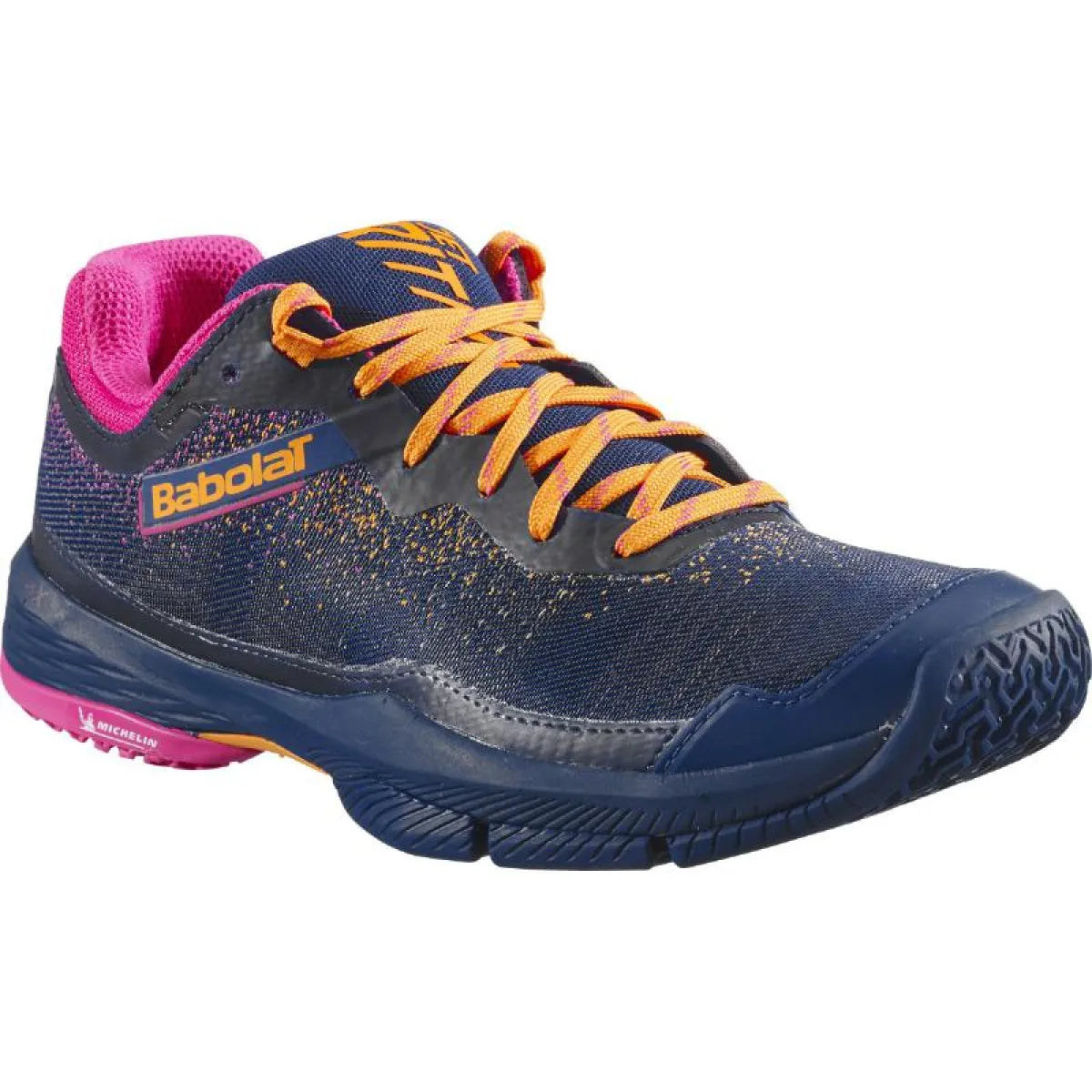 Chaussures padel Babolat Jet Ritma bleu Marino fuchsia Mujer — vue détail 2