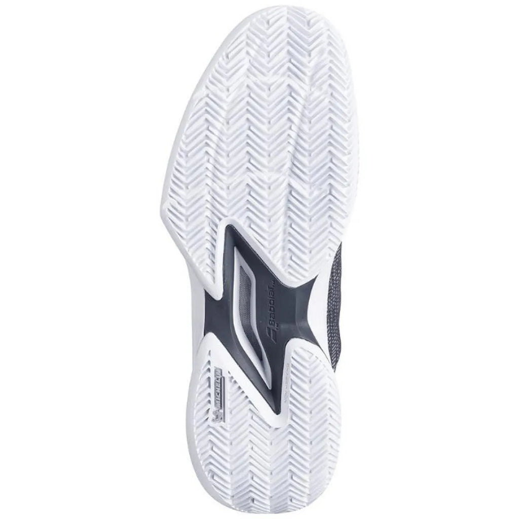 Chaussures padel Babolat Jet Tere 2 Clay femme noir gris — vue de profil