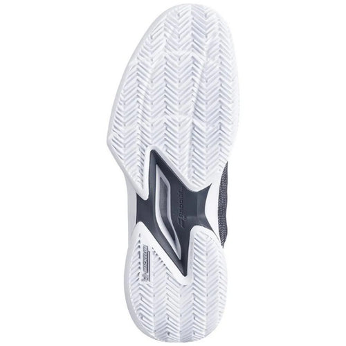 Chaussures padel Babolat Jet Tere 2 Clay femme noir gris — vue de profil