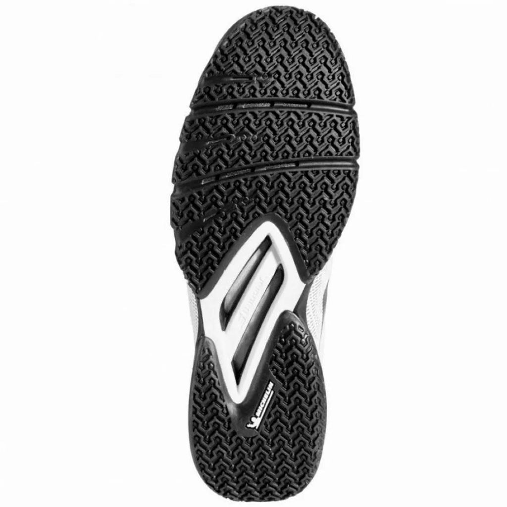 Chaussures padel Babolat Jet Viva blanc noir — vue de profil
