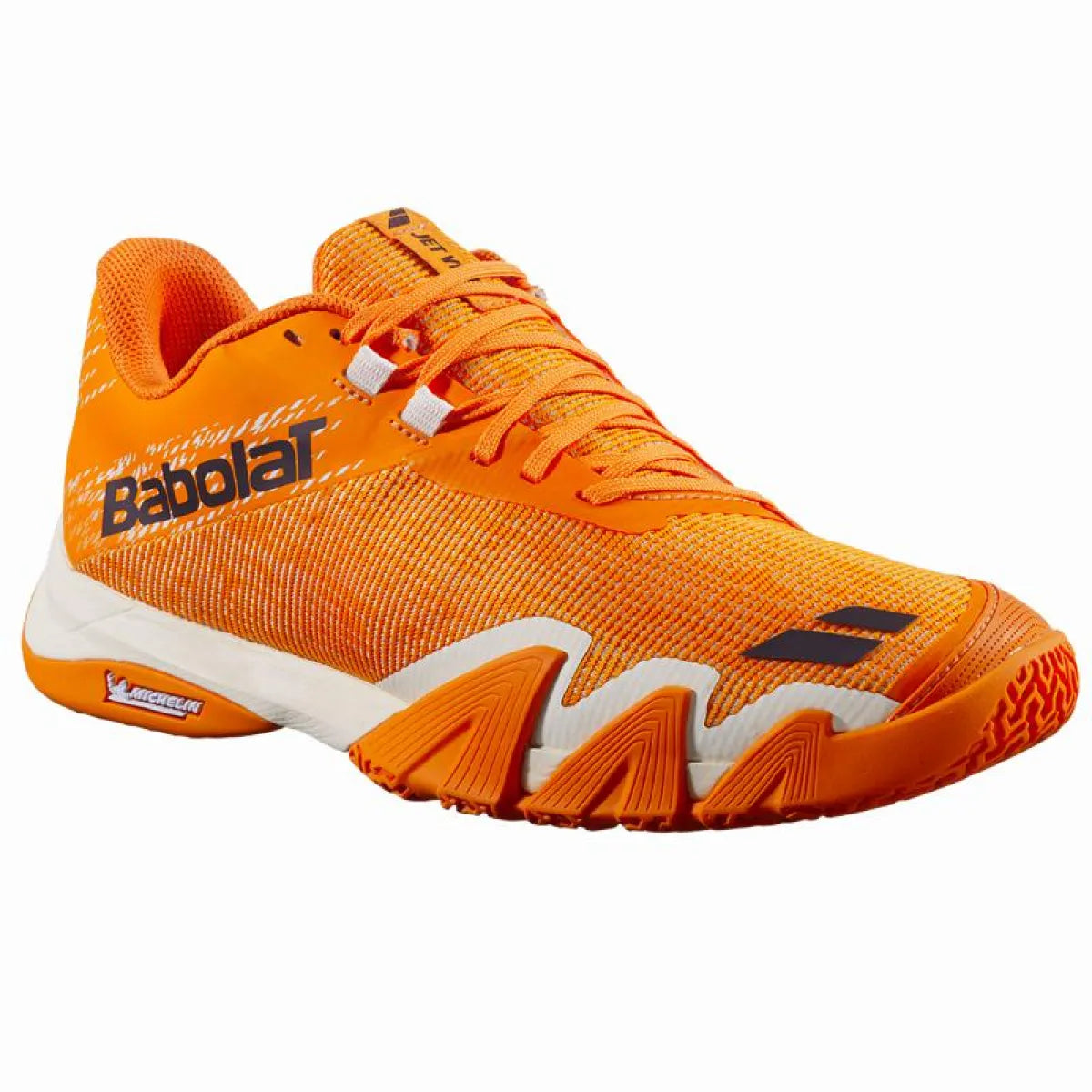 Chaussures padel Babolat Jet Viva orange crème — vue détail 2