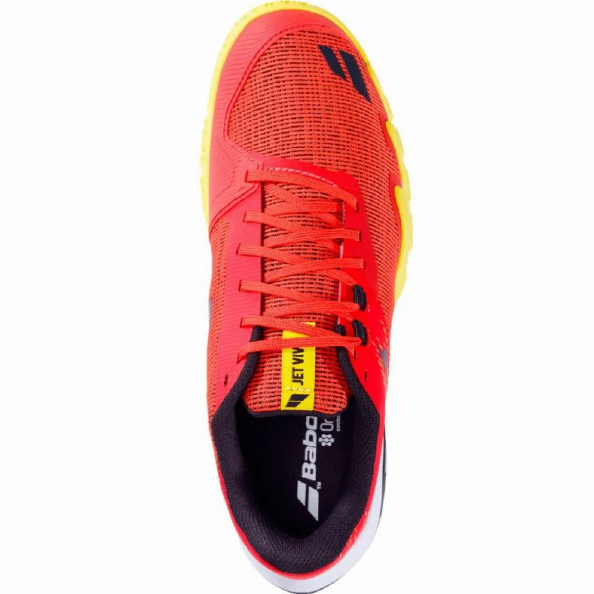 Chaussures padel Babolat Jet Viva rouge Poppy — vue détail 1