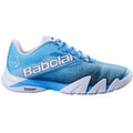 Chaussures padel Babolat Juan Lebron Jet Premura 2 bleu Cian blanc — vue de face