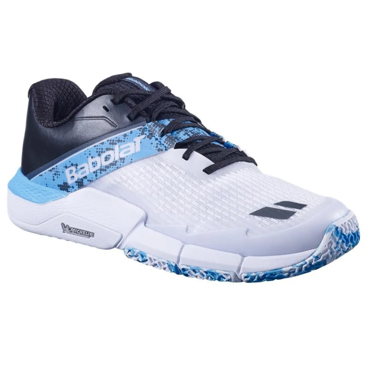 Chaussures padel Babolat Movea 2 blanc bleu Cian — vue détail 1