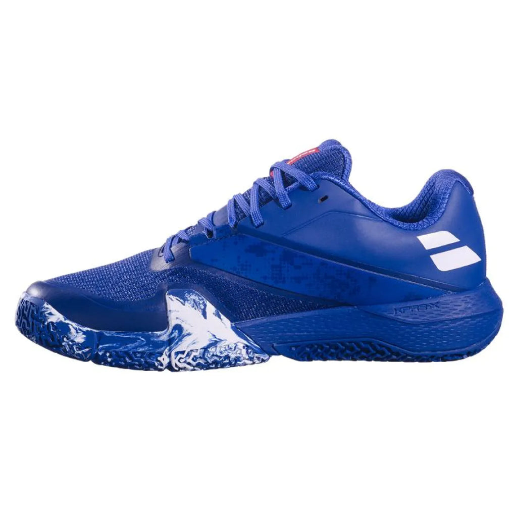 Chaussures padel Babolat Movea 2 bleu — vue de profil 2