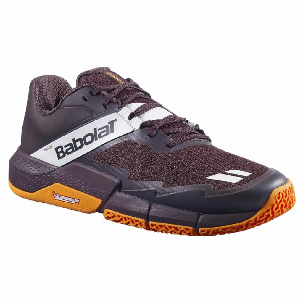 Chaussures padel Babolat Movea 2 marron crème — vue détail 2