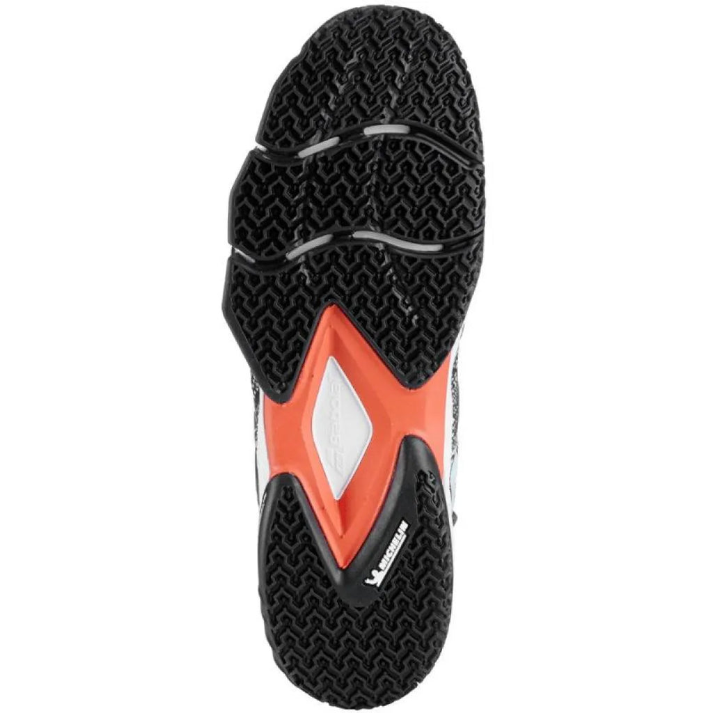 Chaussures padel Babolat Movea noir bleu — vue de profil
