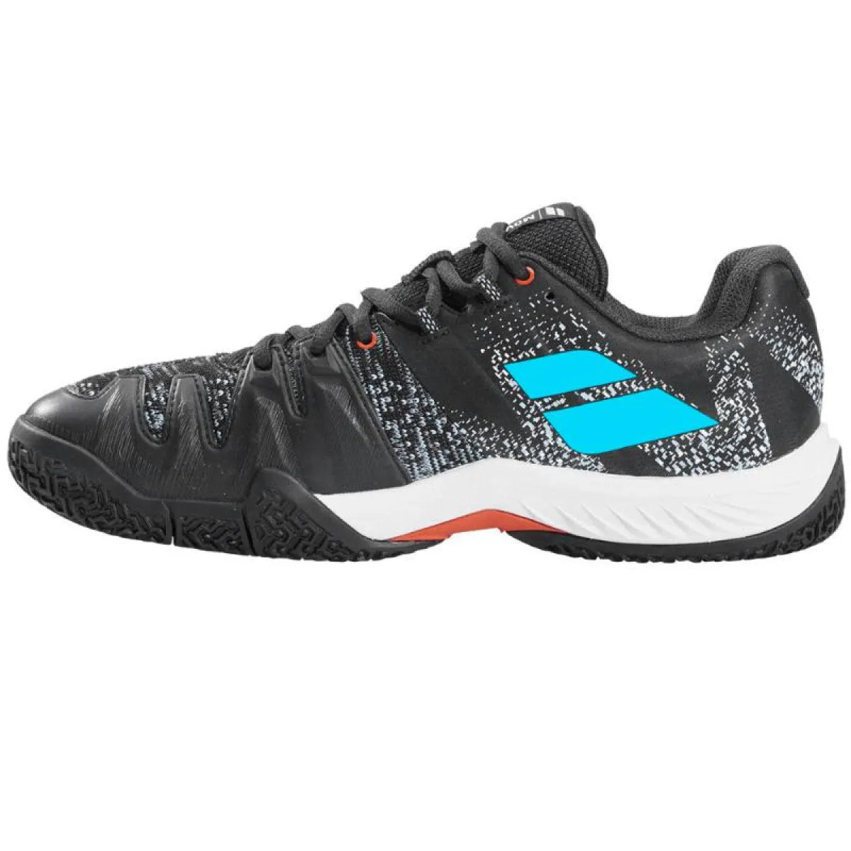 Chaussures padel Babolat Movea noir bleu — vue de profil 2
