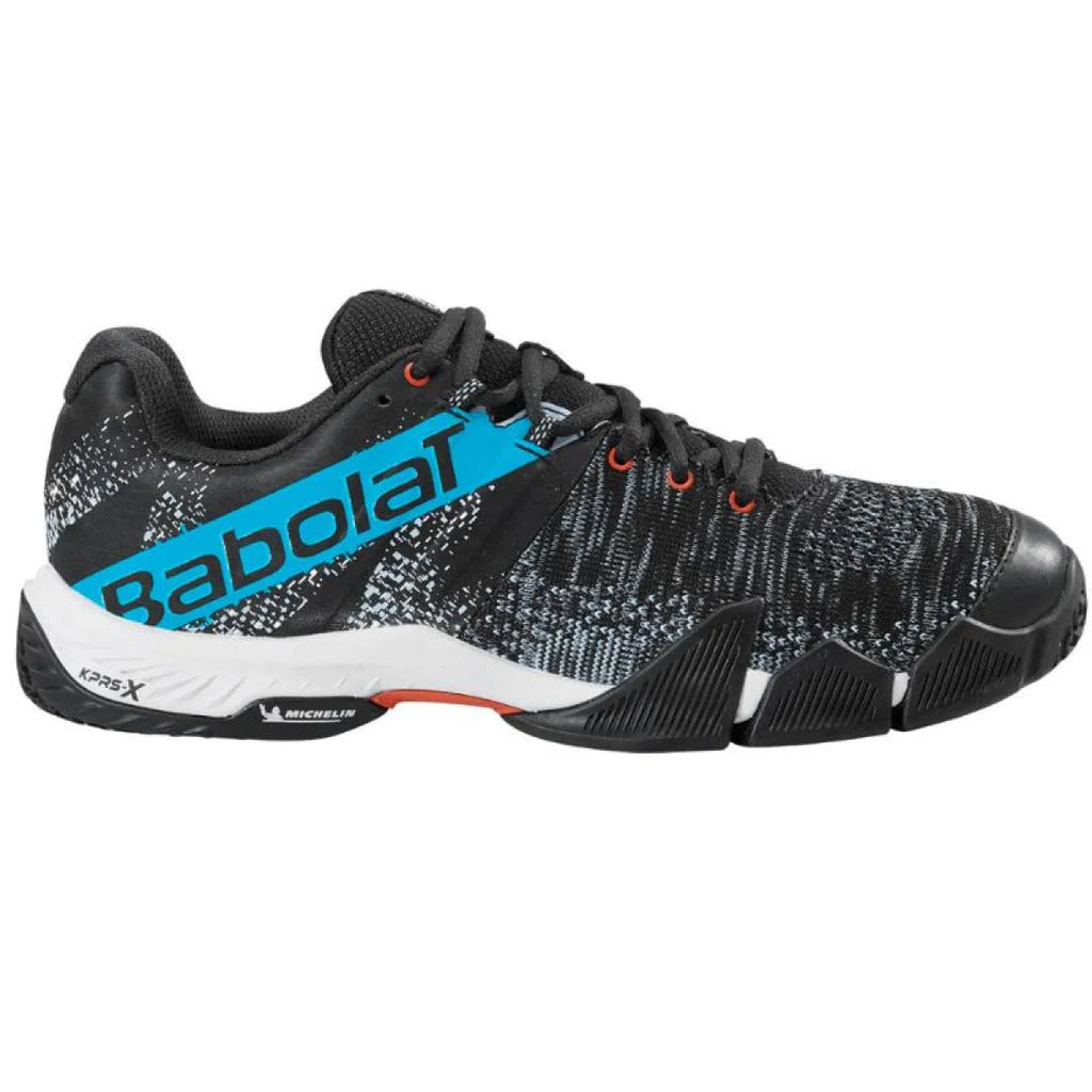Chaussures padel Babolat Movea noir bleu — vue de face