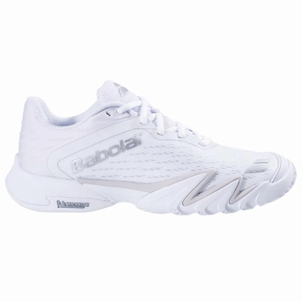 Chaussures padel Babolat Premura 3 blanc argent Mujer — vue de face