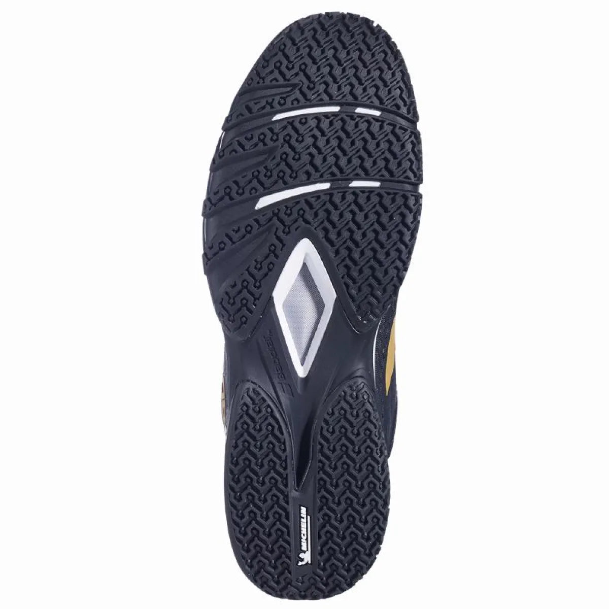 Chaussures padel Babolat Premura 3 noir doré — vue de profil
