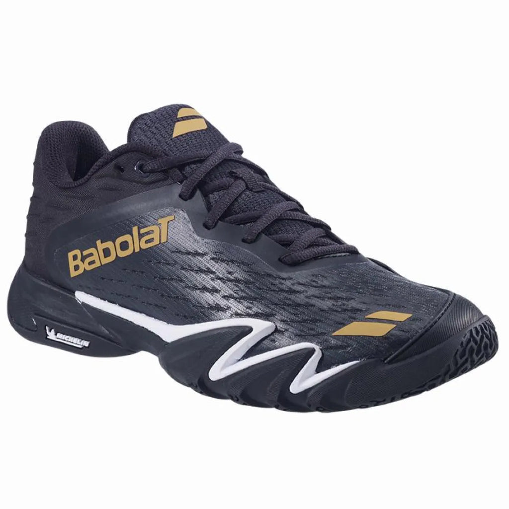 Chaussures padel Babolat Premura 3 noir doré — vue détail 1