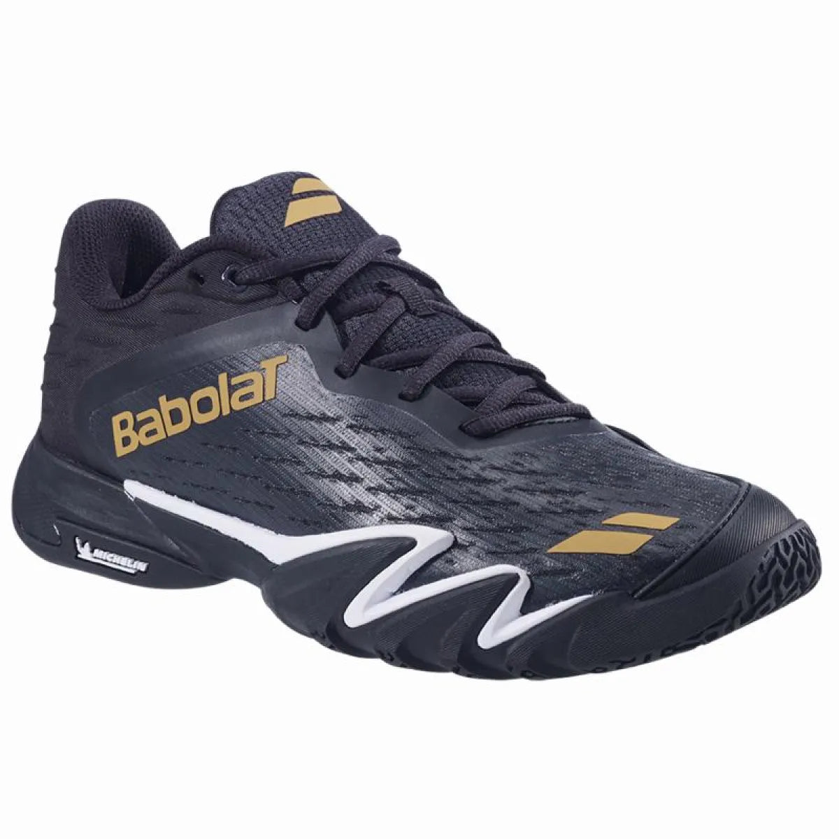 Chaussures padel Babolat Premura 3 noir doré — vue détail 1