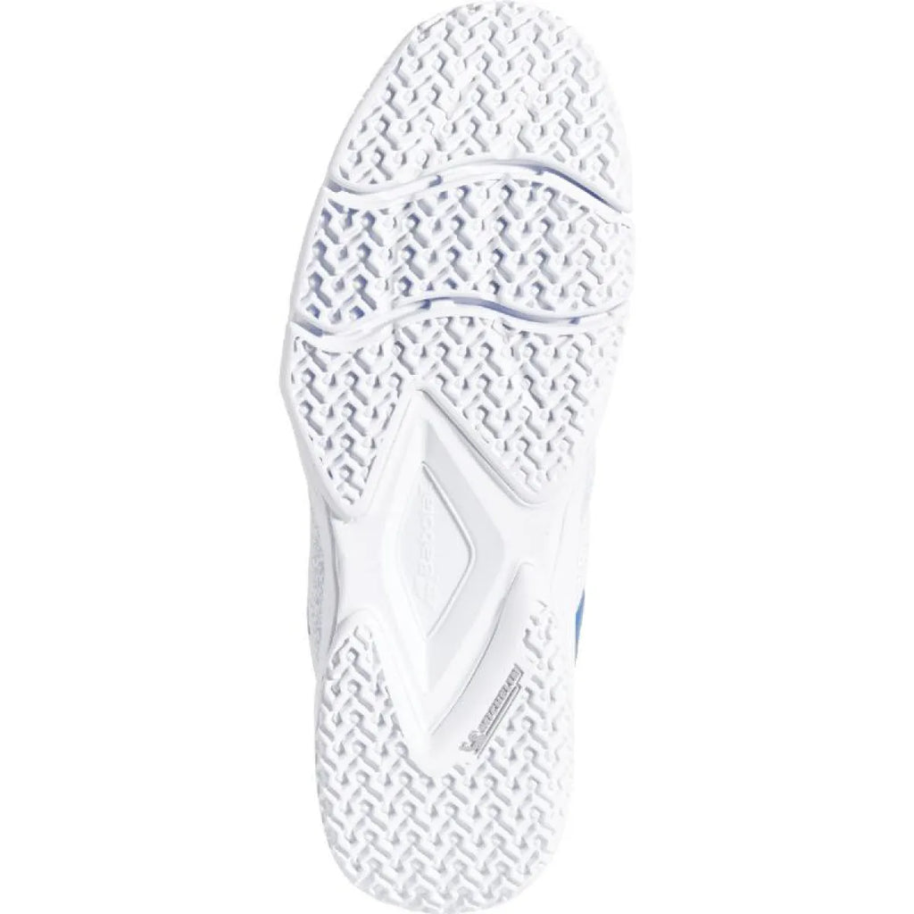 Chaussures padel Babolat Sensa blanc bleu Mujer — vue de profil