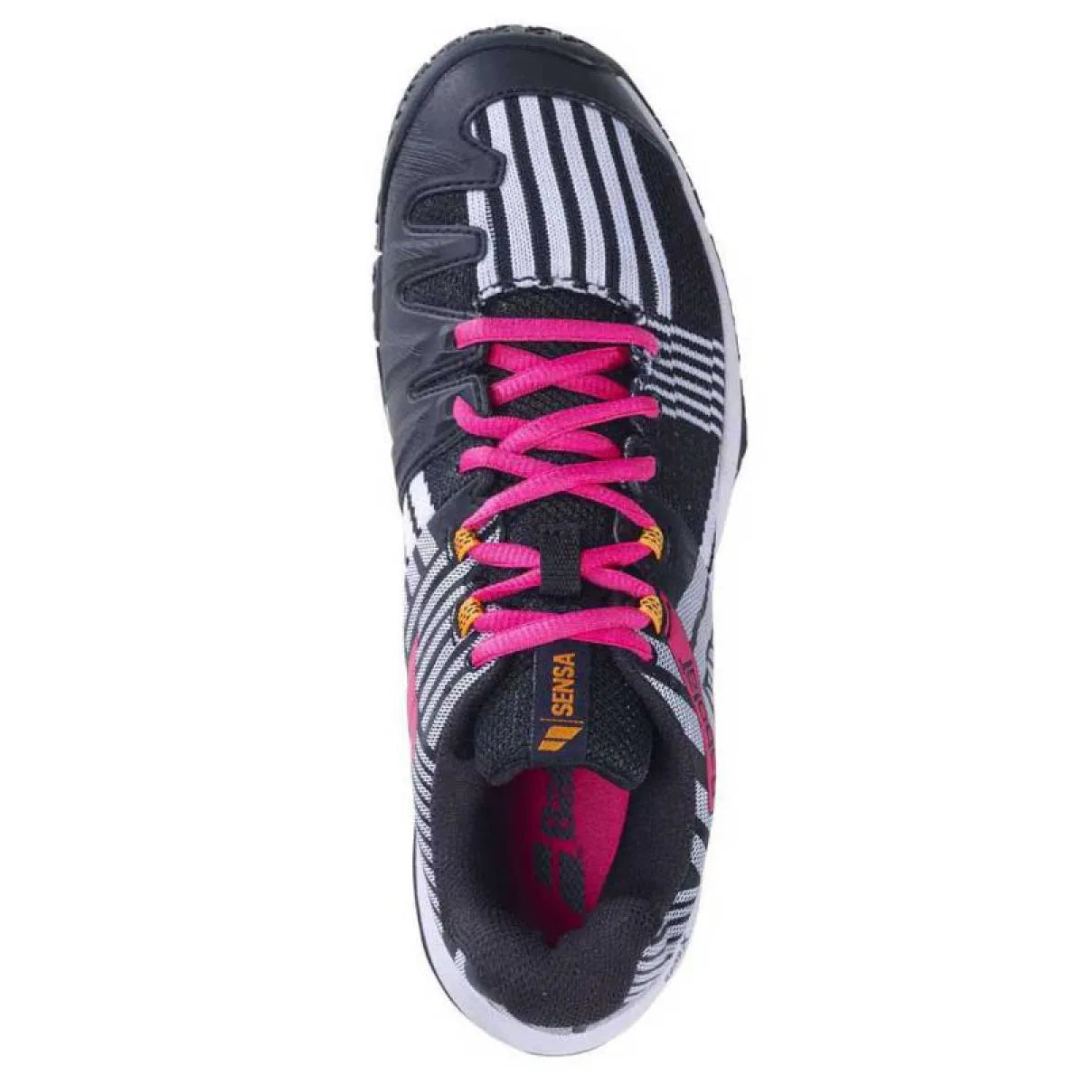 Chaussures padel Babolat Sensa blanc noir fuchsia Mujer — vue détail 2
