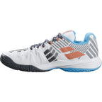 Chaussures padel Babolat Sensa blanc turquoise Mujer — vue de profil 2