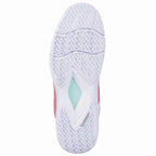 Chaussures de padel Babolat Sensa femme corail — vue de profil