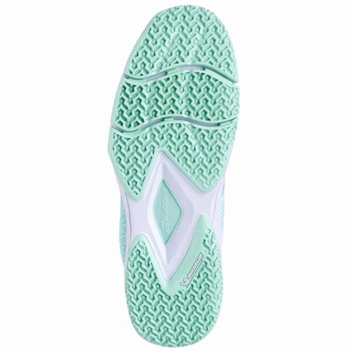 Chaussures padel Babolat Sensa vert Pastel Mujer — vue de profil