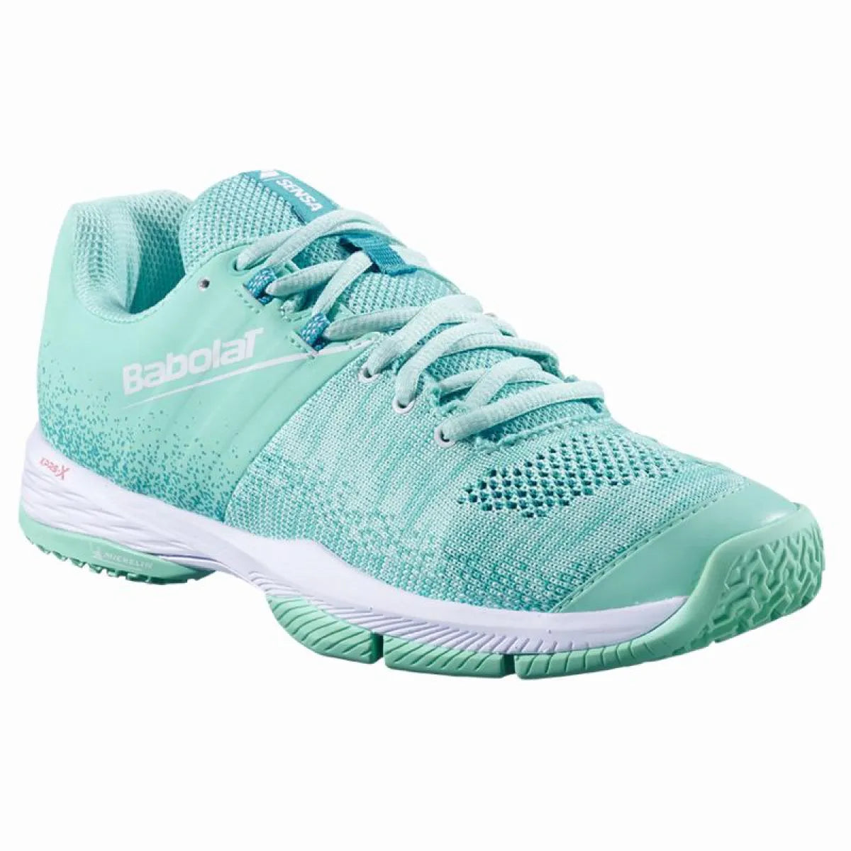 Chaussures padel Babolat Sensa vert Pastel Mujer — vue détail 1
