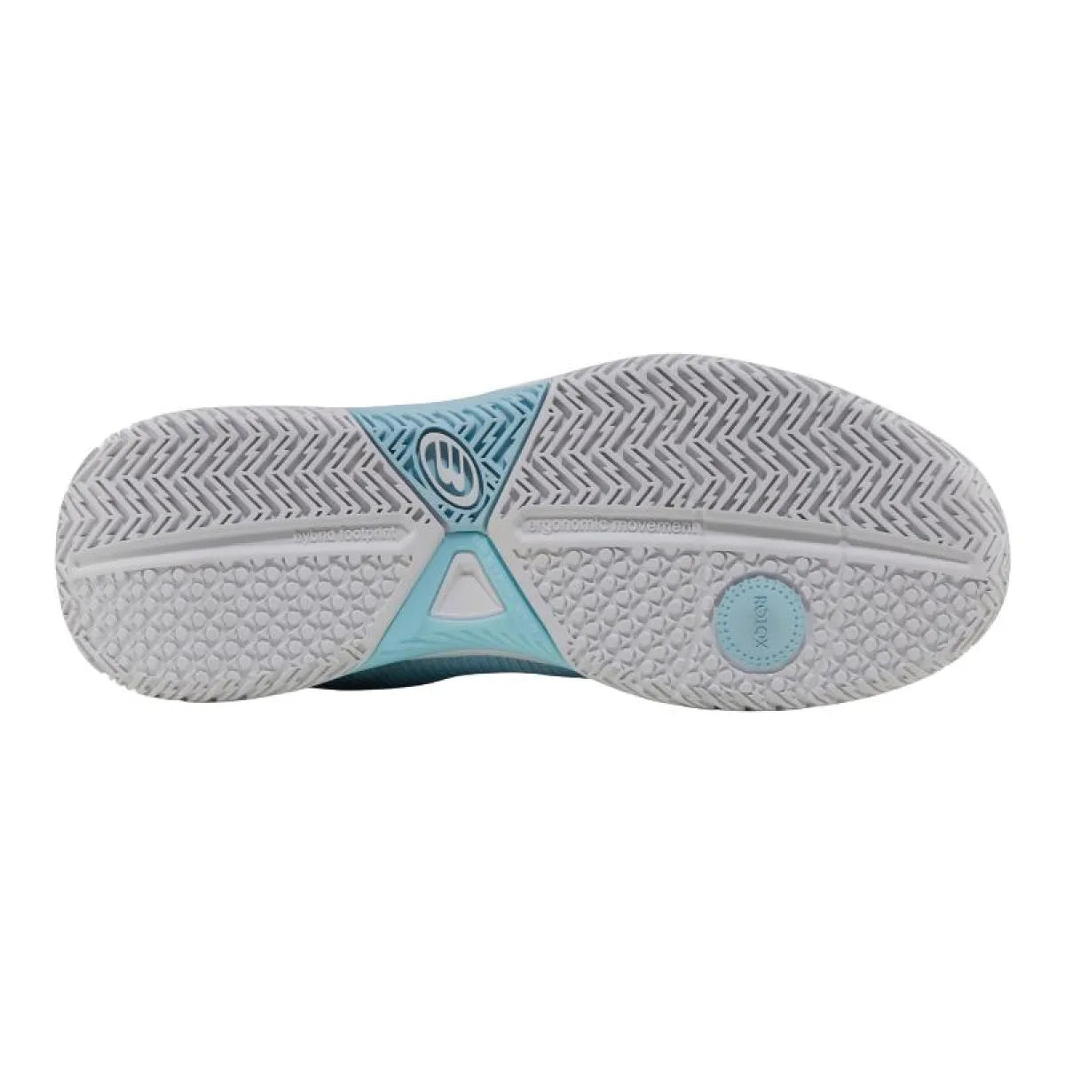 Chaussures padel Bullpadel Performance Comfort 26I bleu ciel femme — vue de profil
