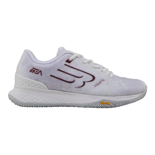 Chaussures padel Bullpadel Bea Gonzalez Pearl Vibram 26I blanc — vue de face