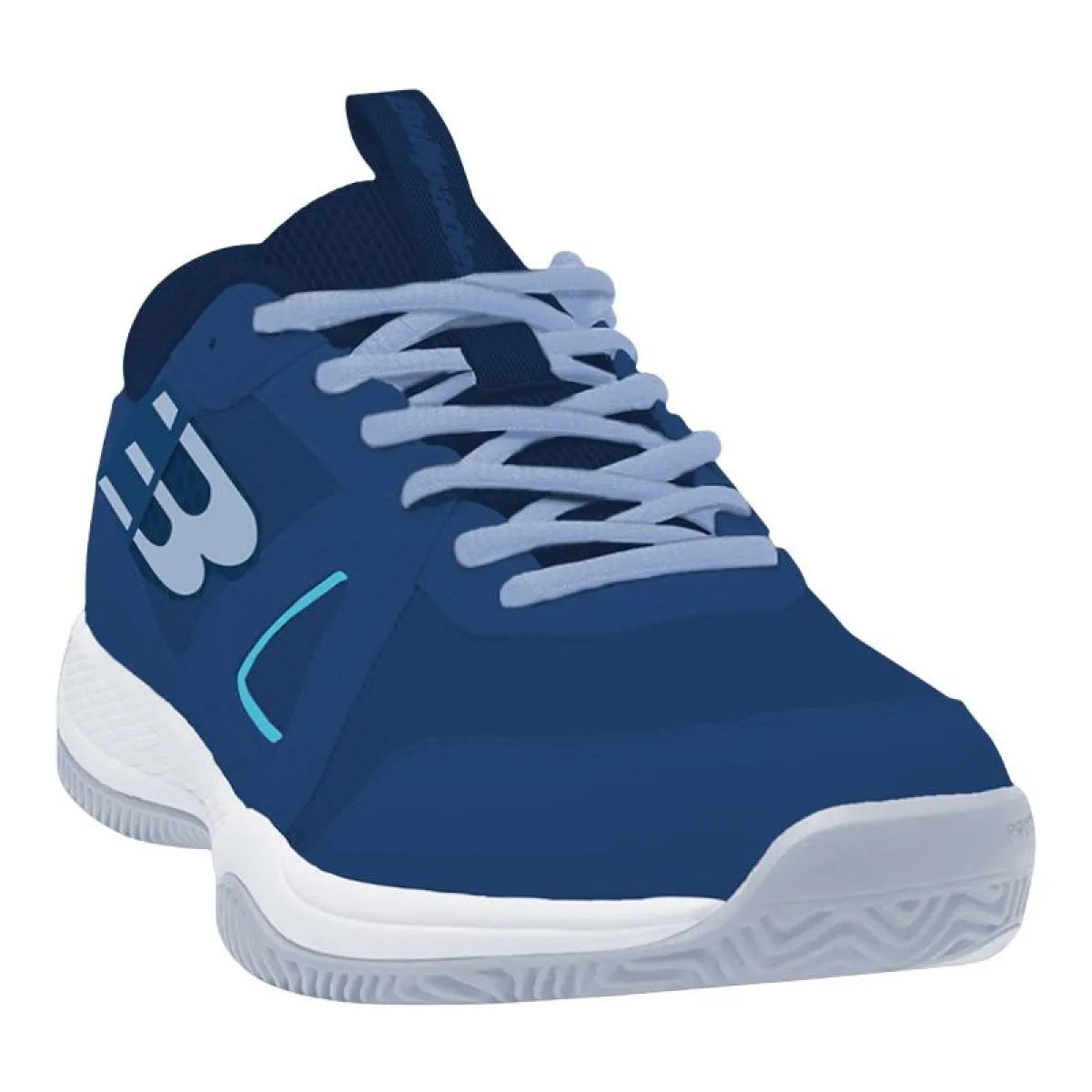 Chaussures padel Bullpadel Bekon 26V bleu Marino Junior — vue détail 1