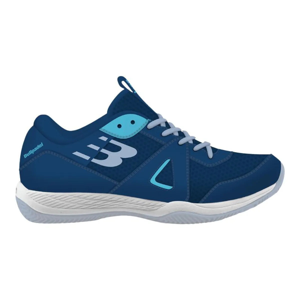 Chaussures padel Bullpadel Bekon 26V bleu Marino Junior — vue de face