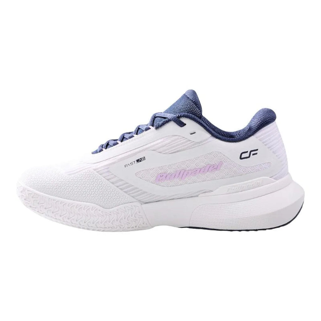 Chaussures padel Bullpadel Claudia Fernandez Wonder blanc — vue de profil 2
