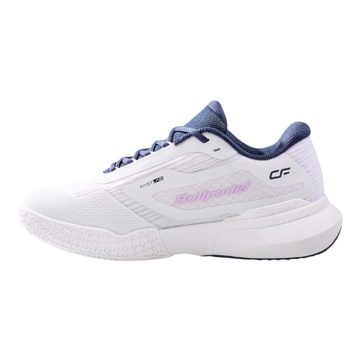 Chaussures padel Bullpadel Claudia Fernandez Wonder blanc — vue de profil 2