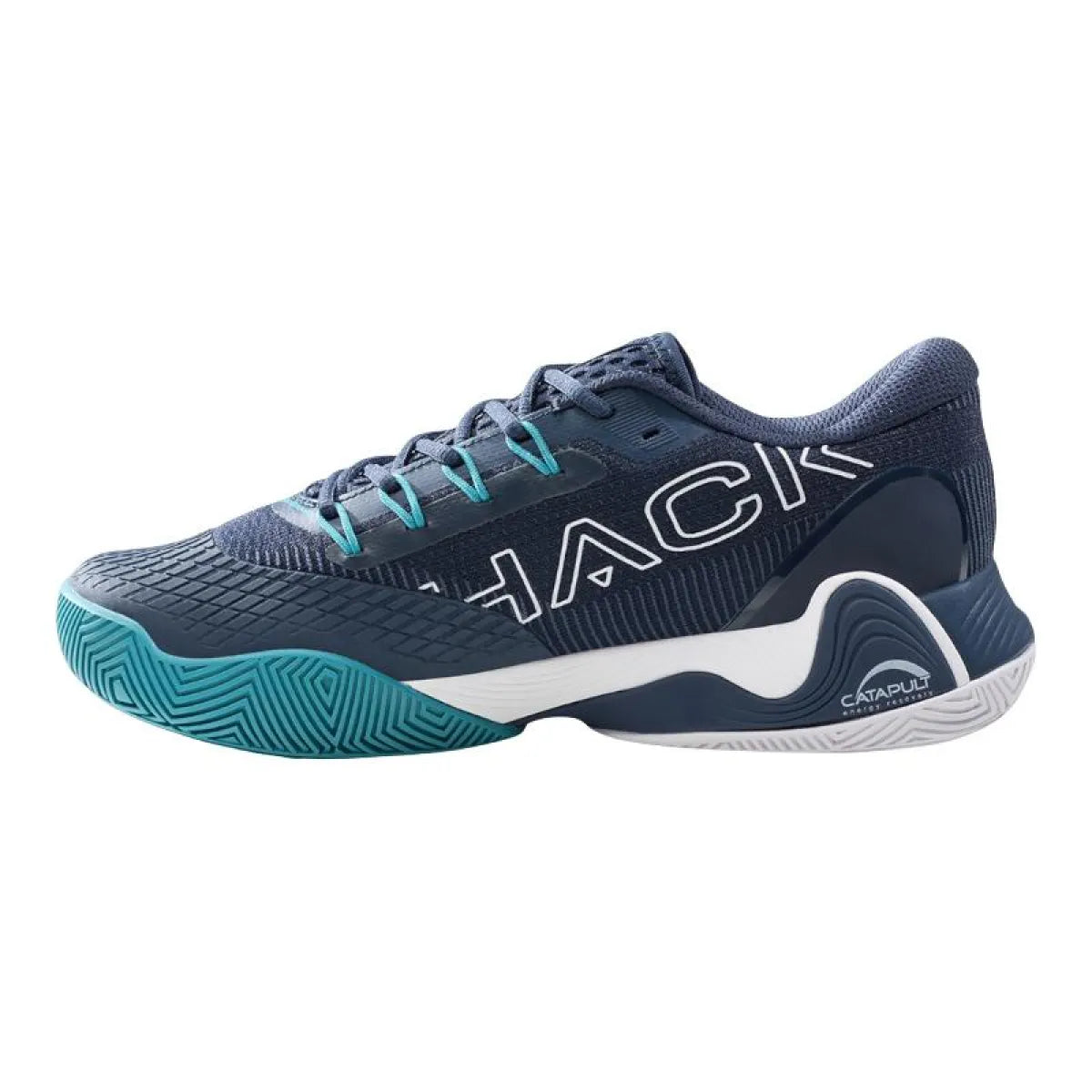 Chaussures padel Bullpadel Hack Vibram 26V bleu Marino — vue de profil 2