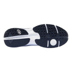 Chaussures padel Bullpadel Hybrid Fly 26I blanc bleu marine — vue de profil