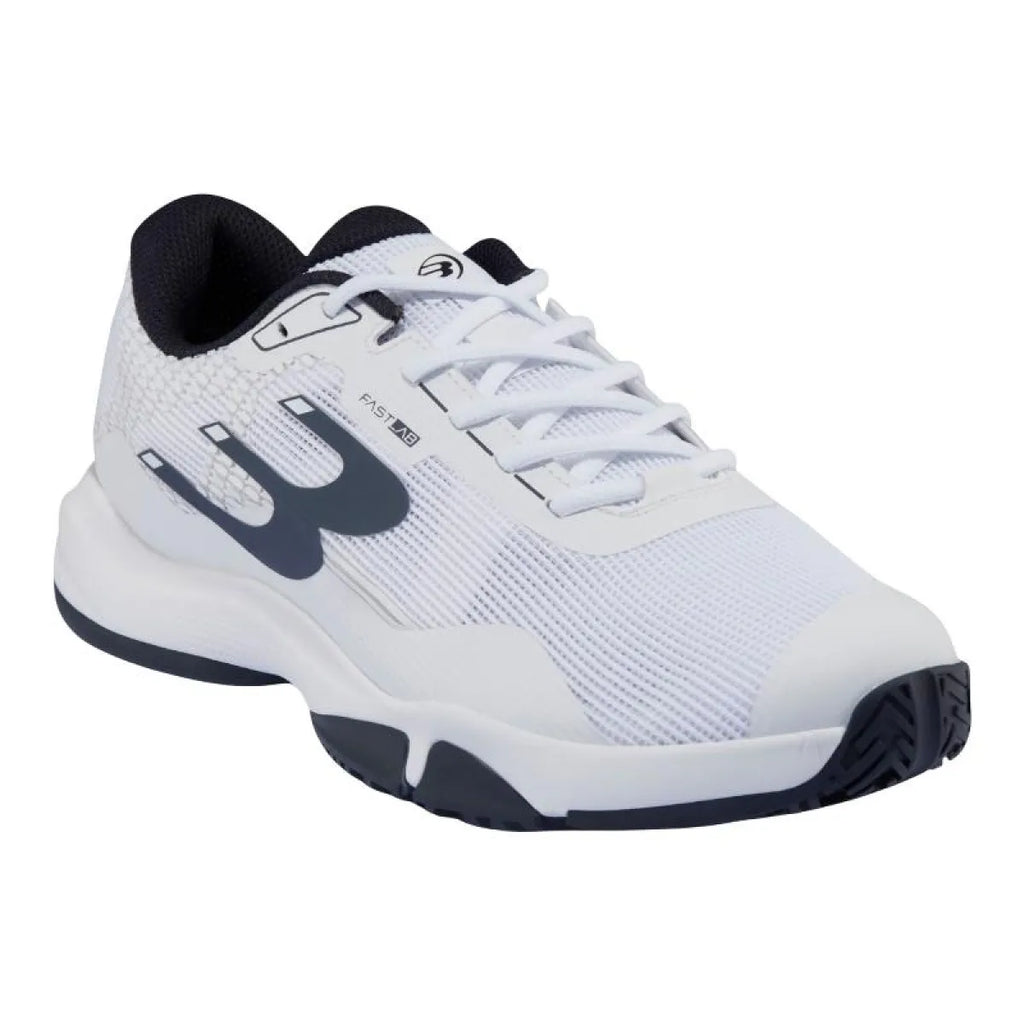 Chaussures padel Bullpadel Hybrid Fly 26I blanc bleu marine — vue détail 1