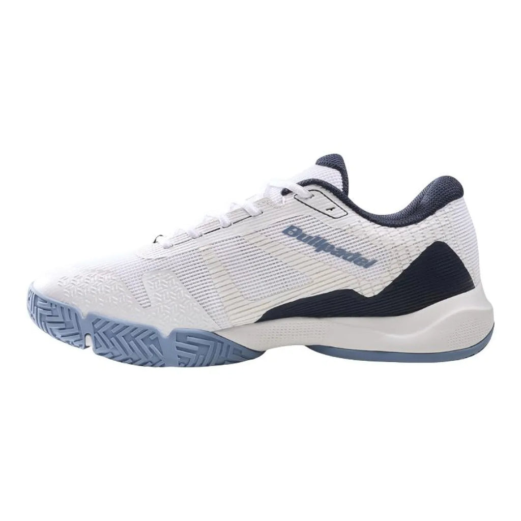 Chaussures padel Bullpadel Hybrid Fly 26V blanc — vue de profil 2