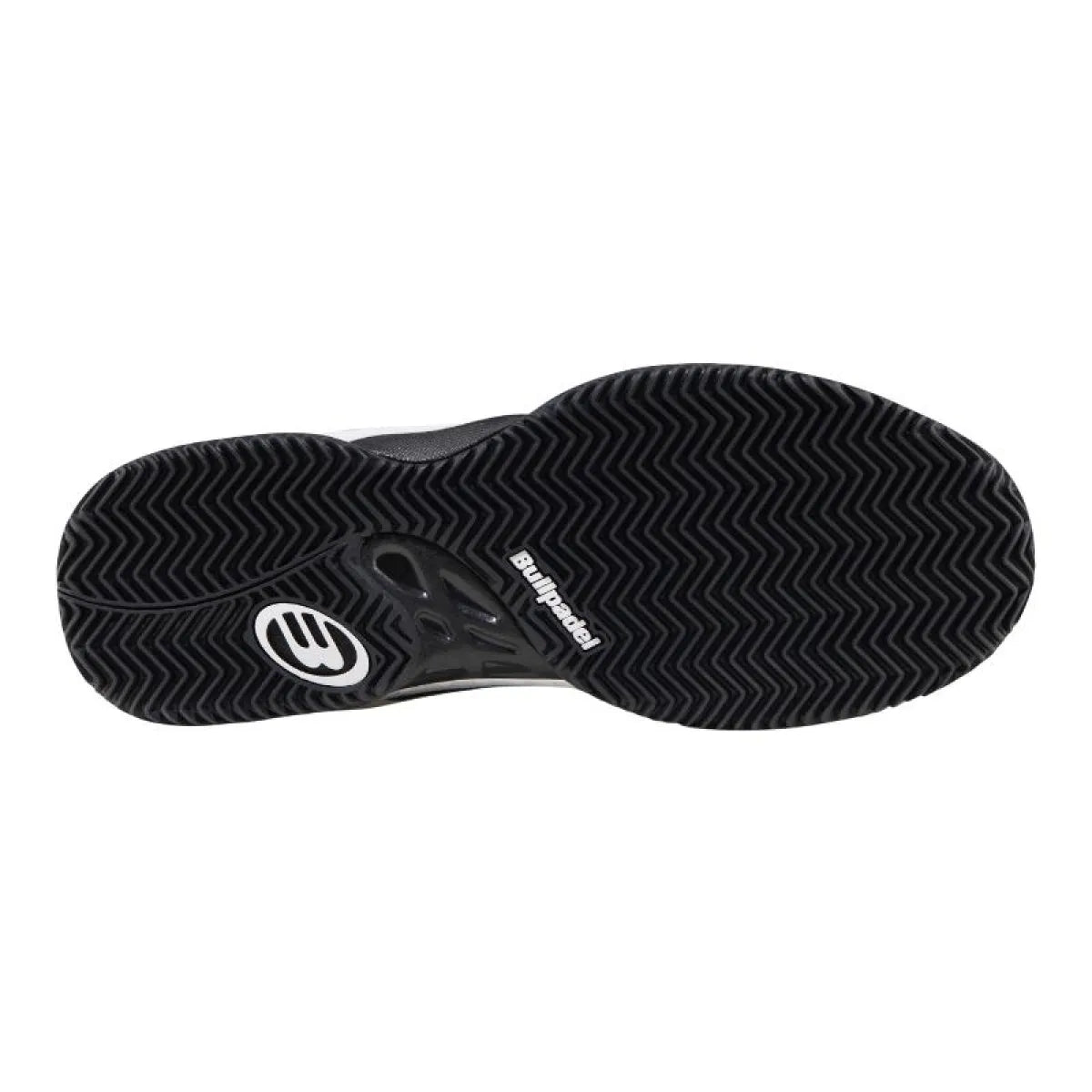 Chaussures padel Bullpadel Indiga 26I blanc noir — vue de profil