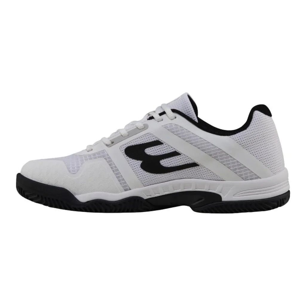 Chaussures padel Bullpadel Indiga 26I blanc noir — vue de profil 2