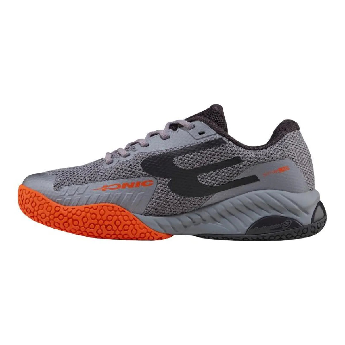 Chaussures padel Bullpadel Ionic 26I gris foncé — vue de profil 2