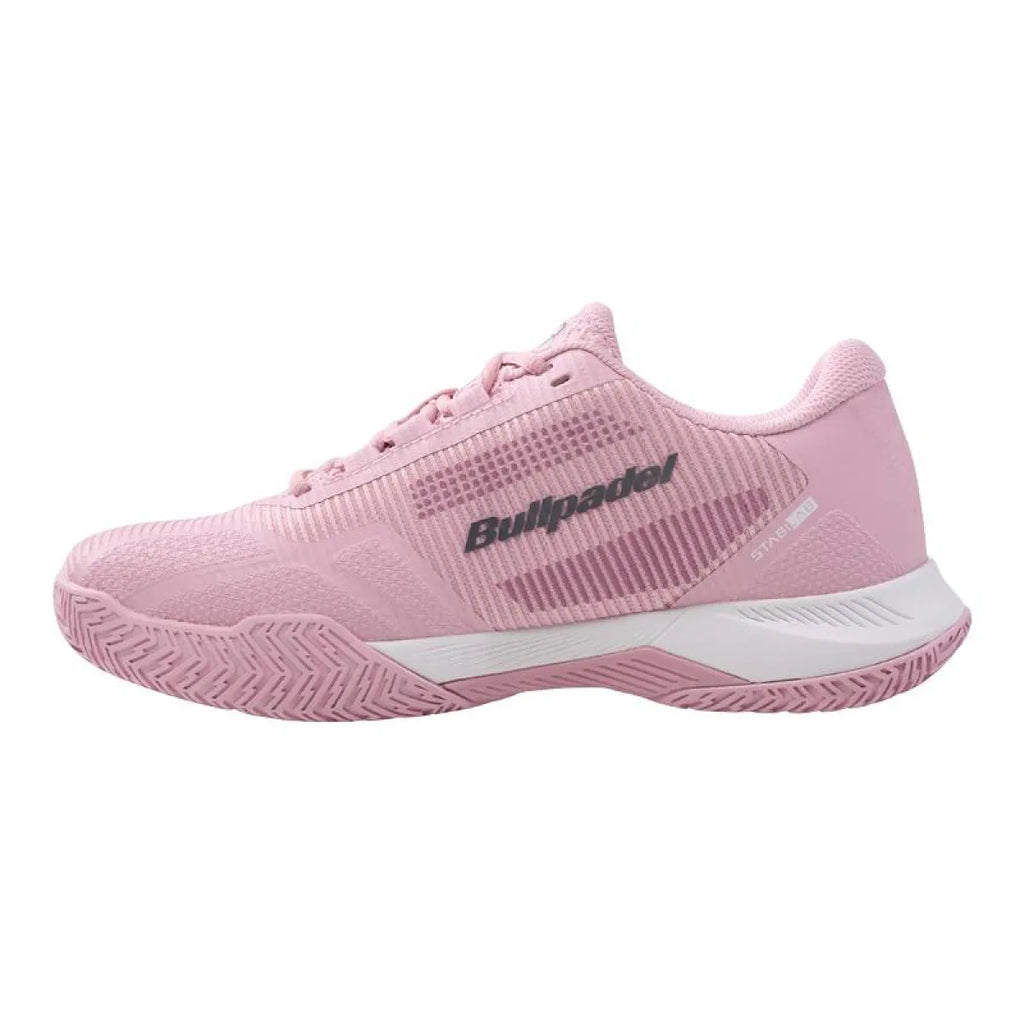 Chaussures padel Bullpadel Performance Comfort 26V rose — vue de profil 2