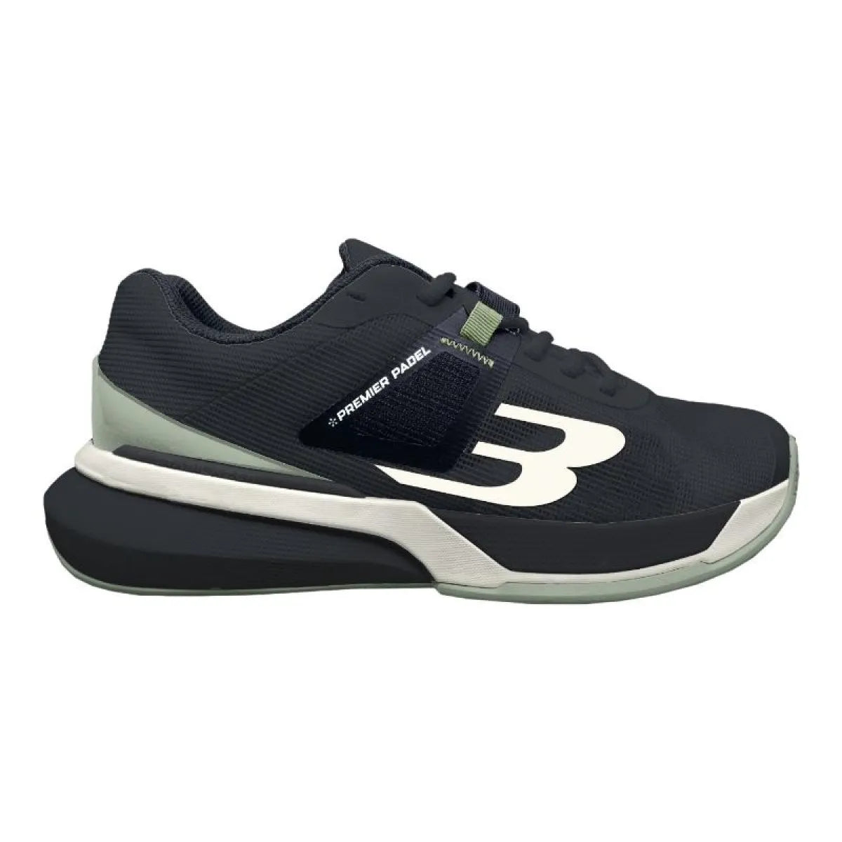 Chaussures padel Bullpadel Premier Padel P1 26V anthracite — vue de face